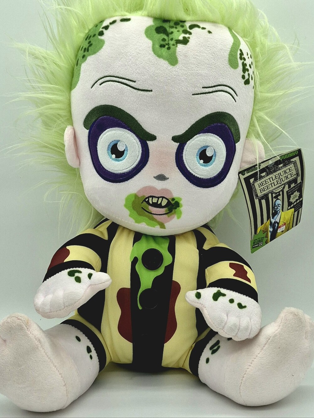 Kidrobot Baby Beetlejuice Interactive Plush 14” NWT